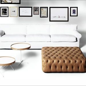 EDEPADOVA - pouf capitonné