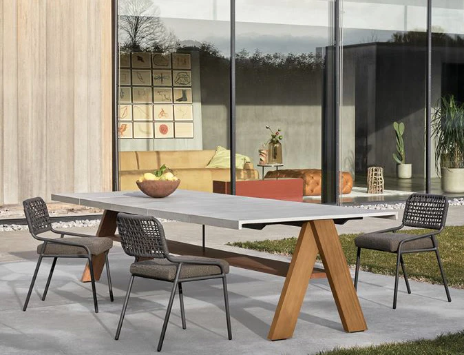 outdoor dining table lebanon high end outdoor dining tables alm studio 3
